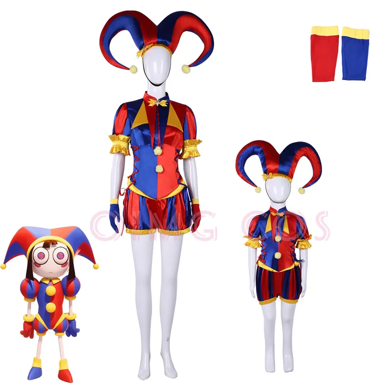 Anime Cosplay Jumpsuit - Costume Cosplay Pomni del Digital Circus,