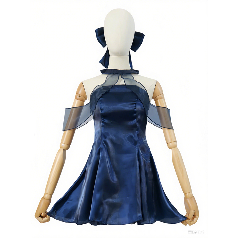 Blue Archive Chunxiang abito b - Anime Cosplay Blue Hair recensione e prezzo